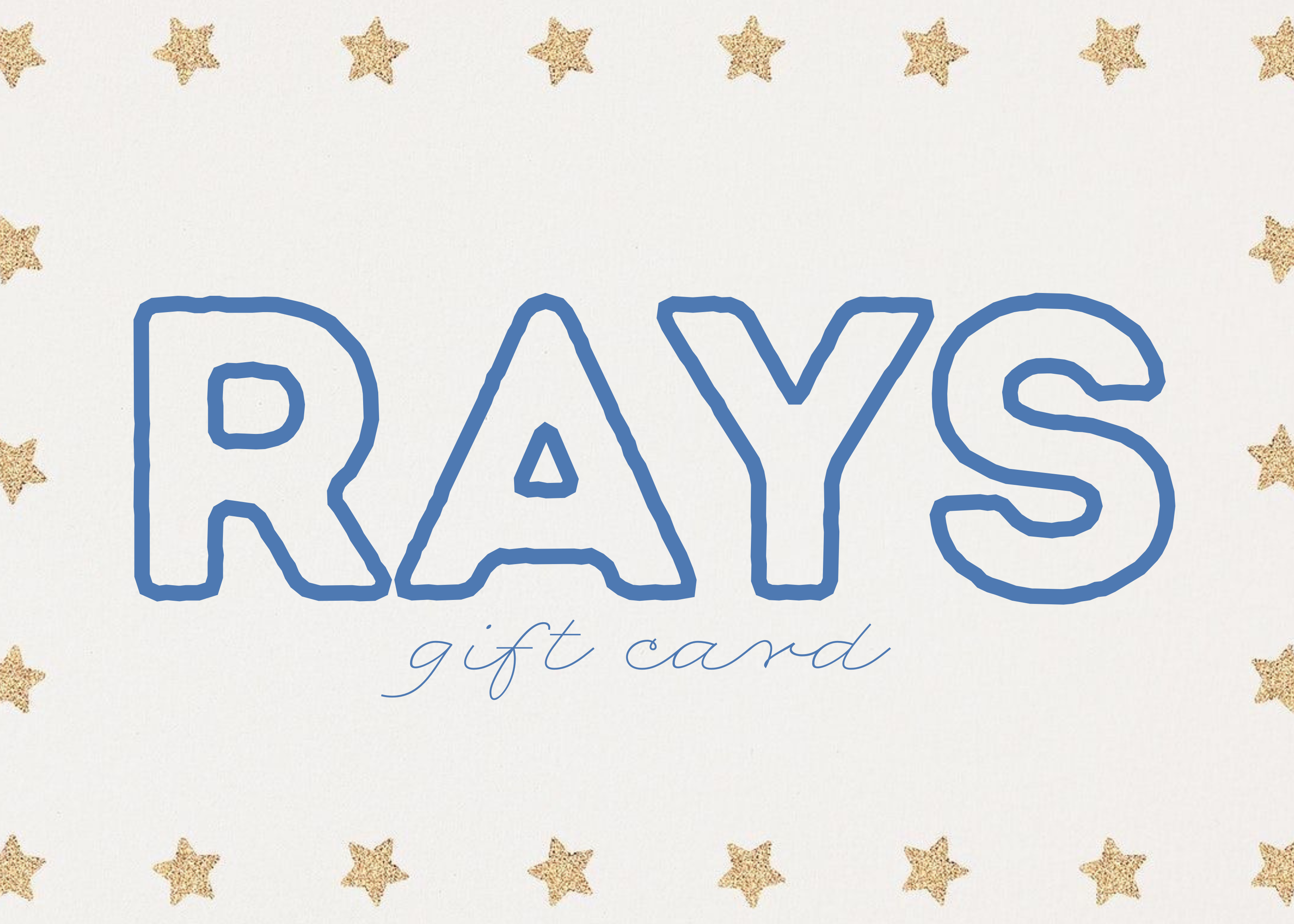 RAYS GIFT CARD